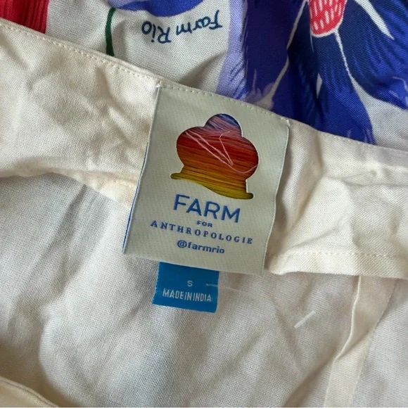 Farm Rio Womens Midi Skirt Size Small Floral - Picture 4 of 5